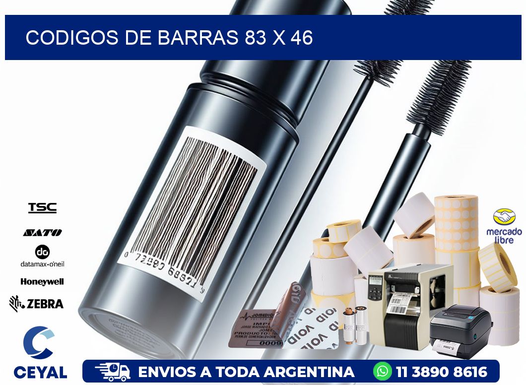 codigos de barras 83 x 46