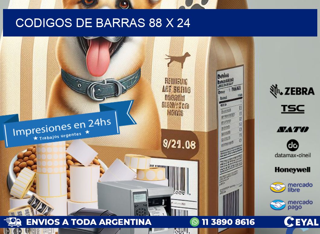 codigos de barras 88 x 24