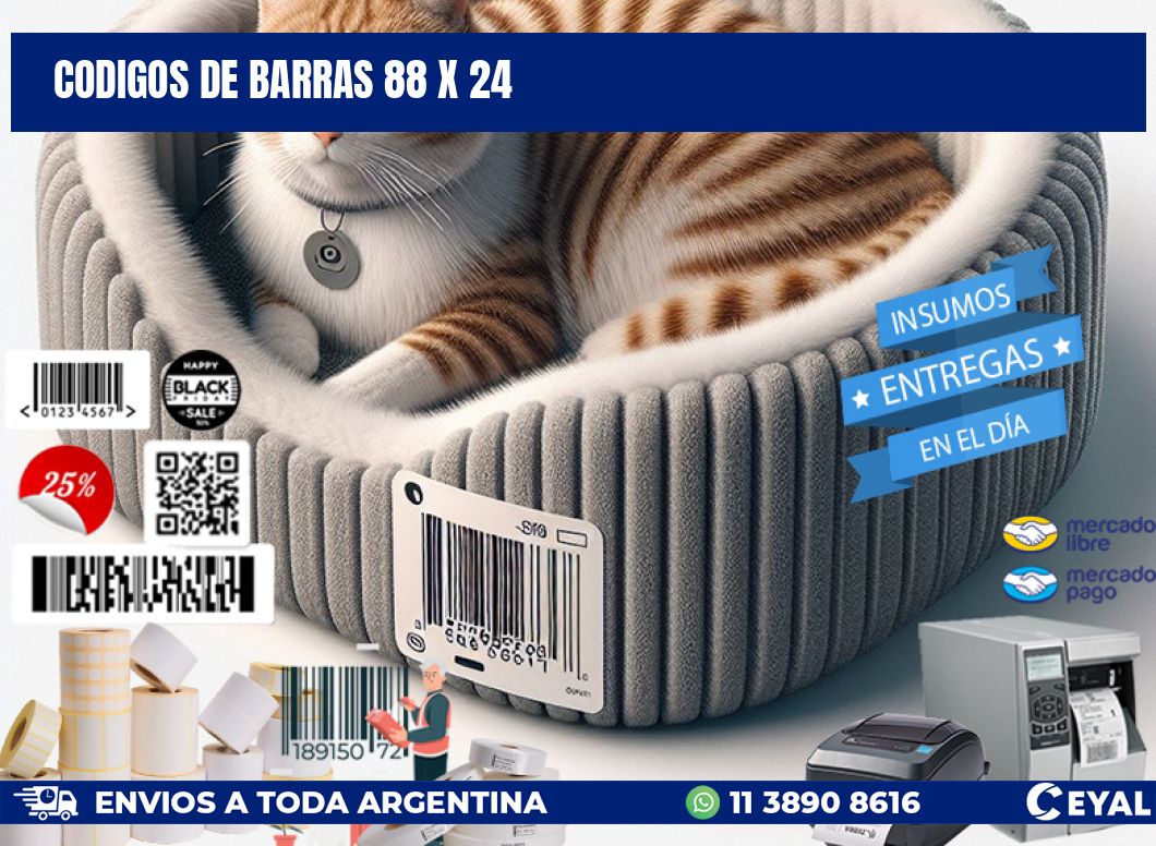 codigos de barras 88 x 24