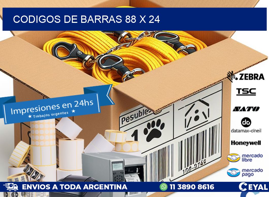codigos de barras 88 x 24