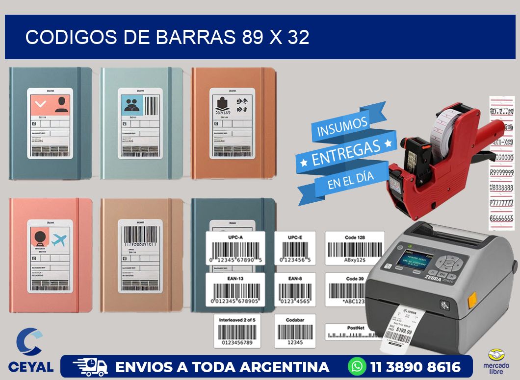 codigos de barras 89 x 32