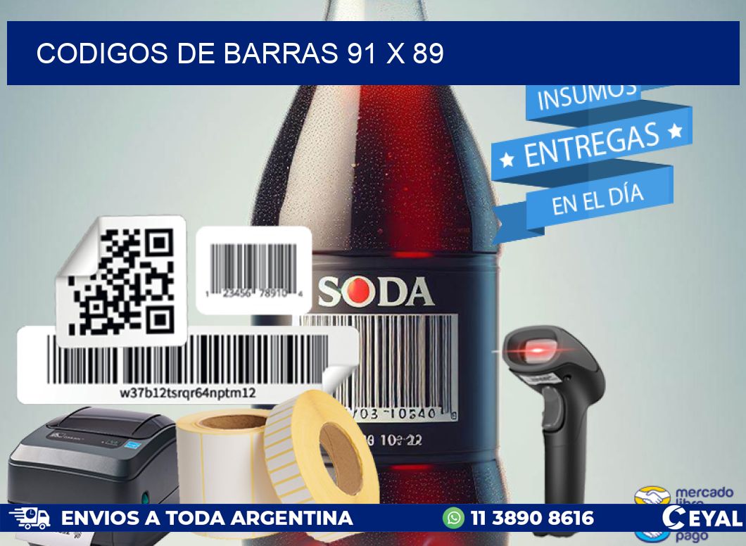 codigos de barras 91 x 89