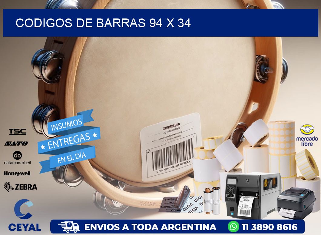 codigos de barras 94 x 34