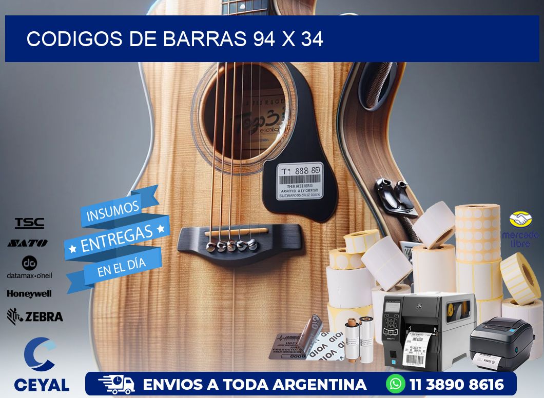 codigos de barras 94 x 34