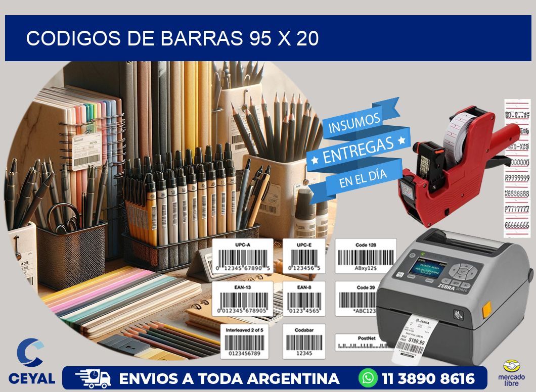 codigos de barras 95 x 20