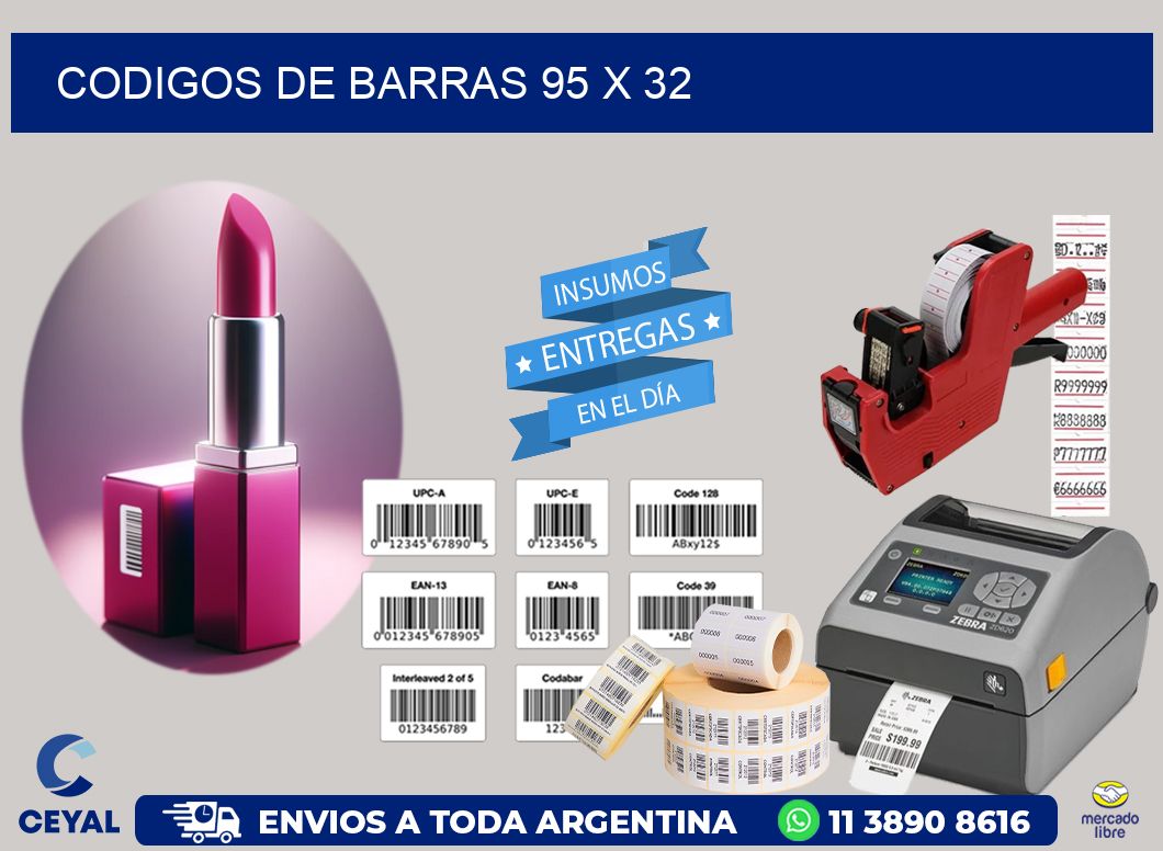 codigos de barras 95 x 32