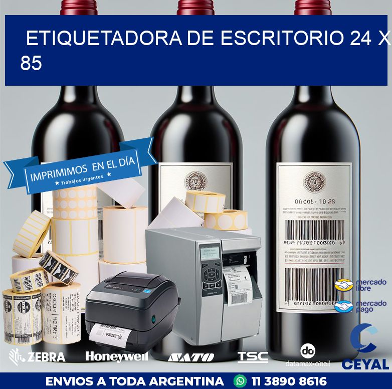 etiquetadora de escritorio 24 x 85