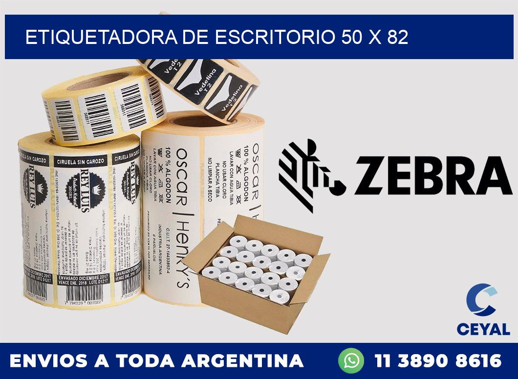 etiquetadora de escritorio 50 x 82
