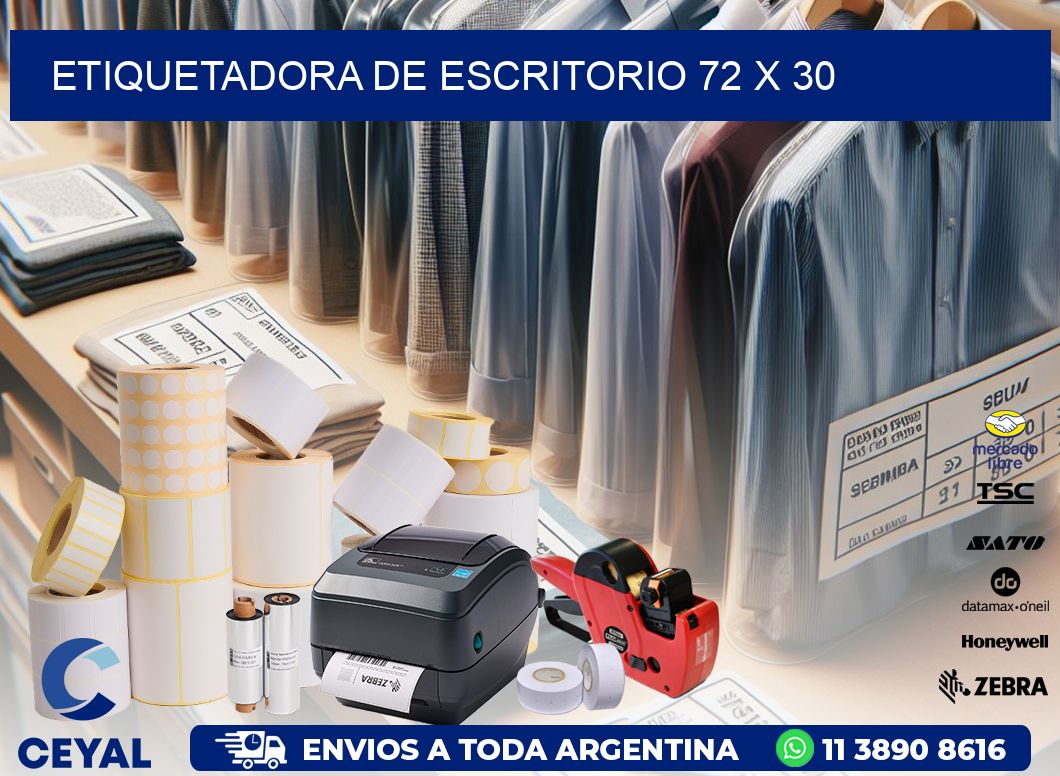 etiquetadora de escritorio 72 x 30