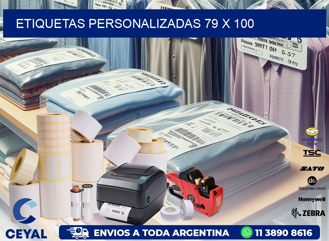 etiquetas personalizadas 79 x 100