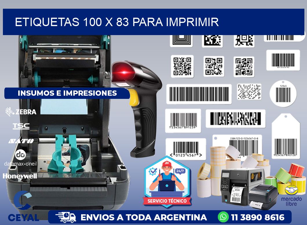 ETIQUETAS 100 x 83 PARA IMPRIMIR