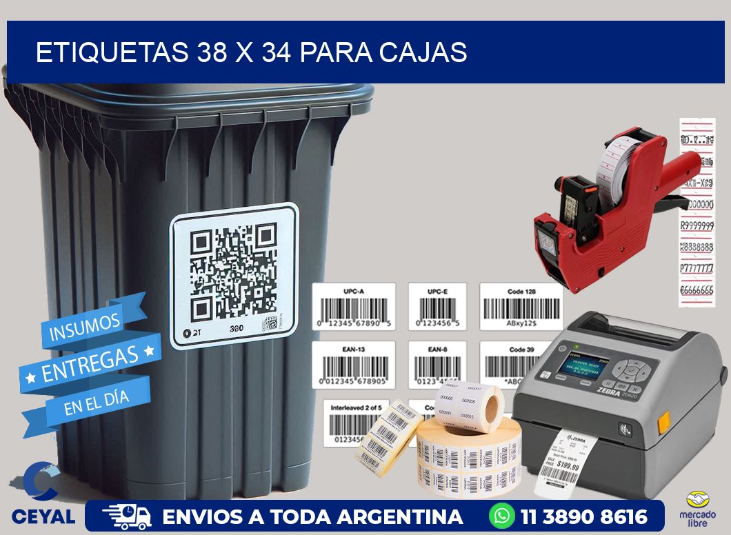 ETIQUETAS 38 x 34 PARA CAJAS