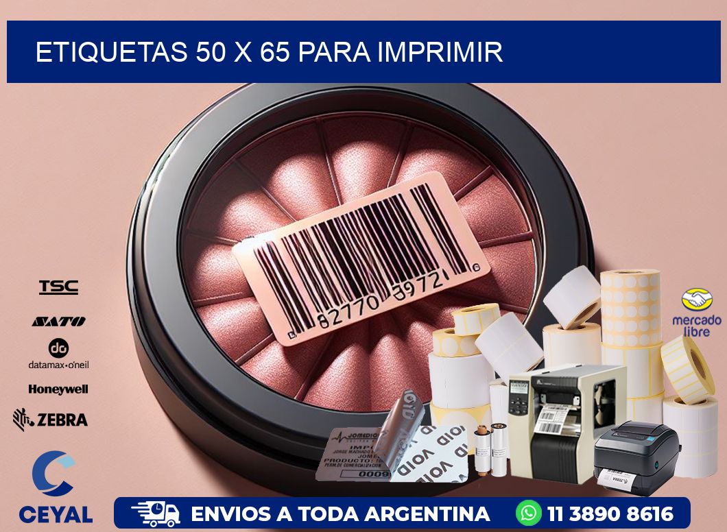 ETIQUETAS 50 x 65 PARA IMPRIMIR