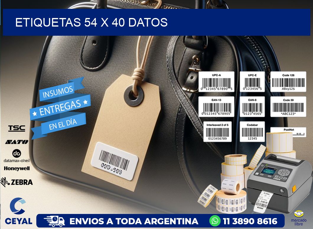 ETIQUETAS 54 x 40 DATOS