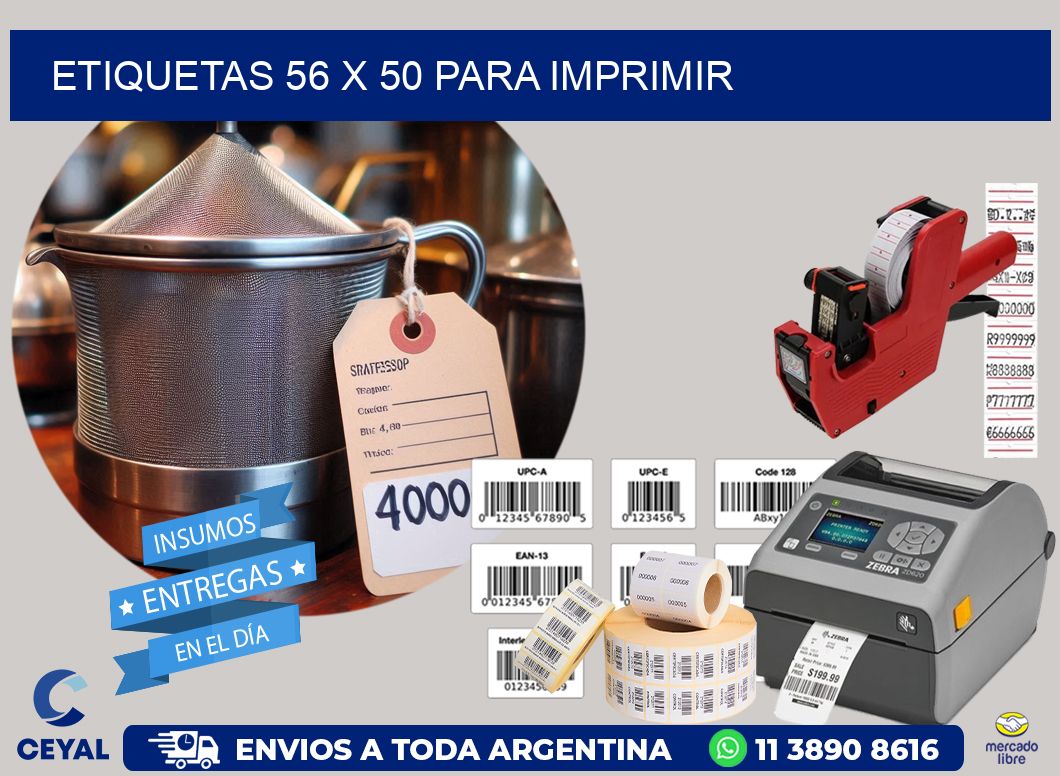 ETIQUETAS 56 x 50 PARA IMPRIMIR