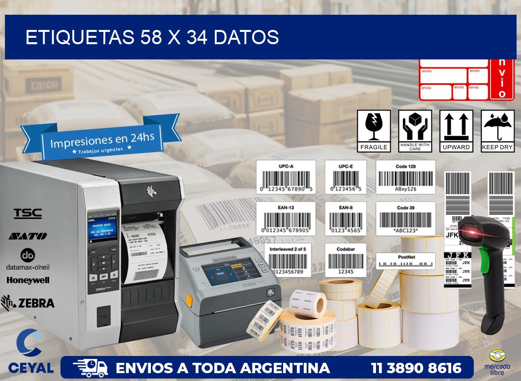 ETIQUETAS 58 x 34 DATOS