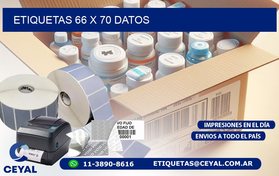 ETIQUETAS 66 x 70 DATOS
