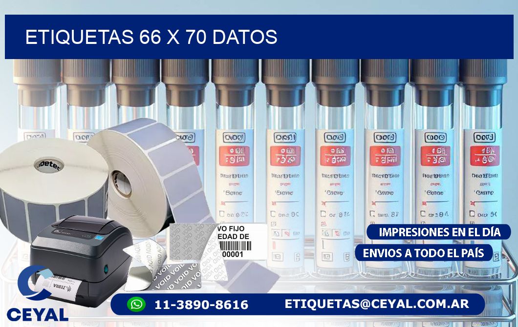 ETIQUETAS 66 x 70 DATOS