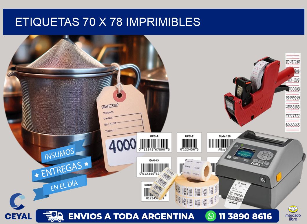 ETIQUETAS 70 x 78 IMPRIMIBLES