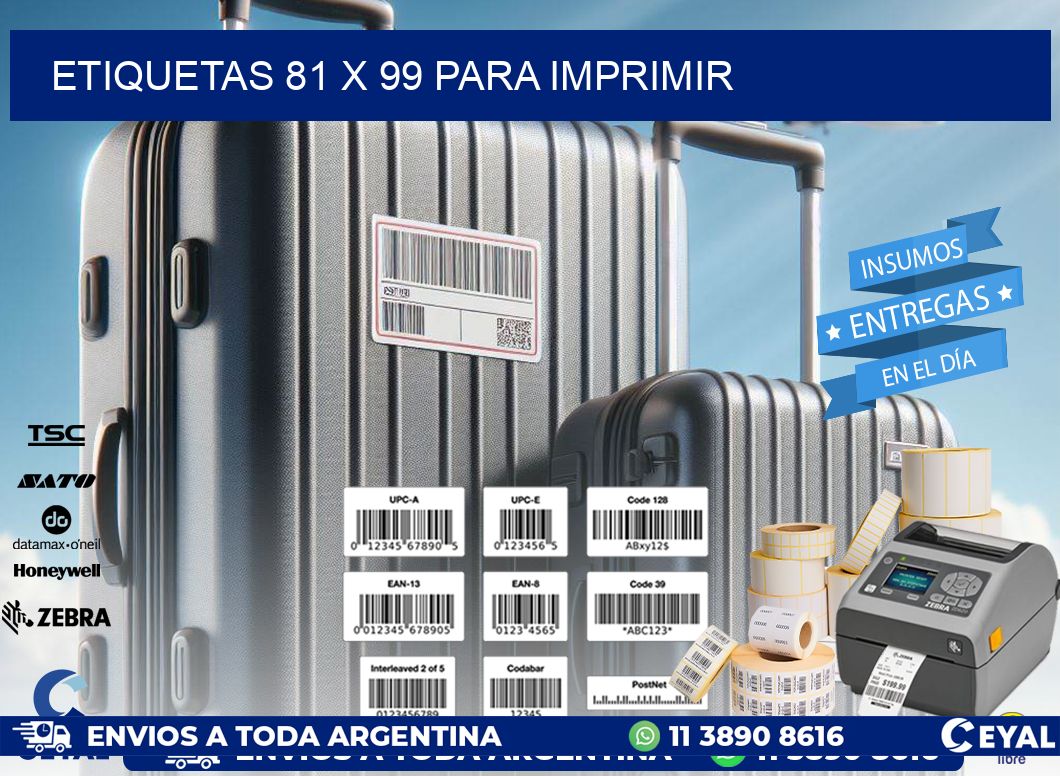 ETIQUETAS 81 x 99 PARA IMPRIMIR