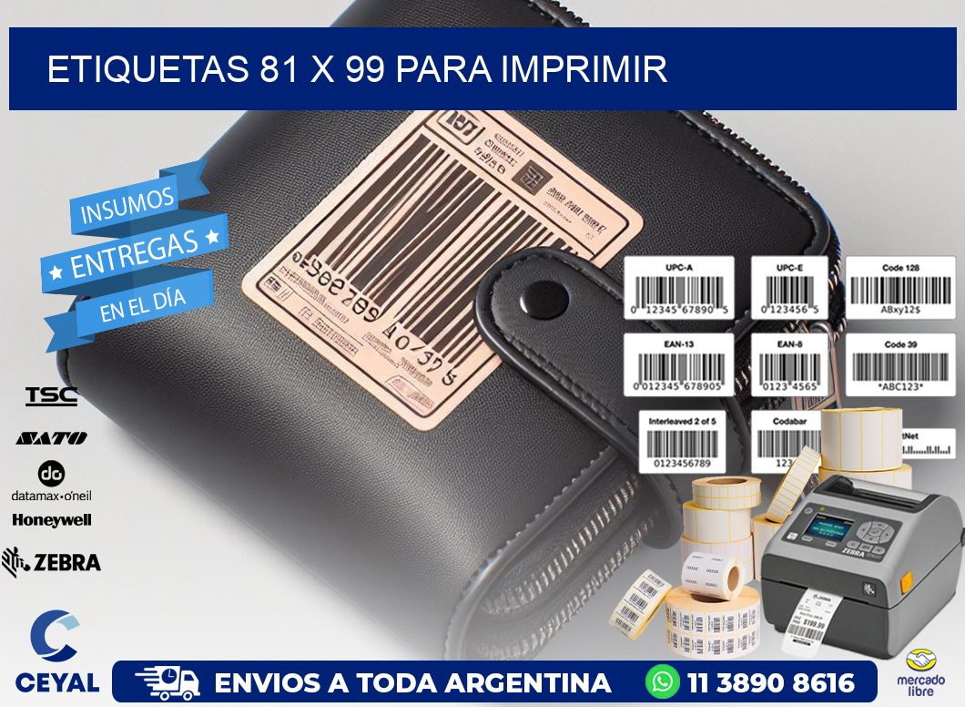 ETIQUETAS 81 x 99 PARA IMPRIMIR