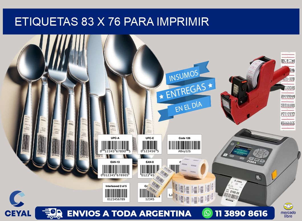 ETIQUETAS 83 x 76 PARA IMPRIMIR