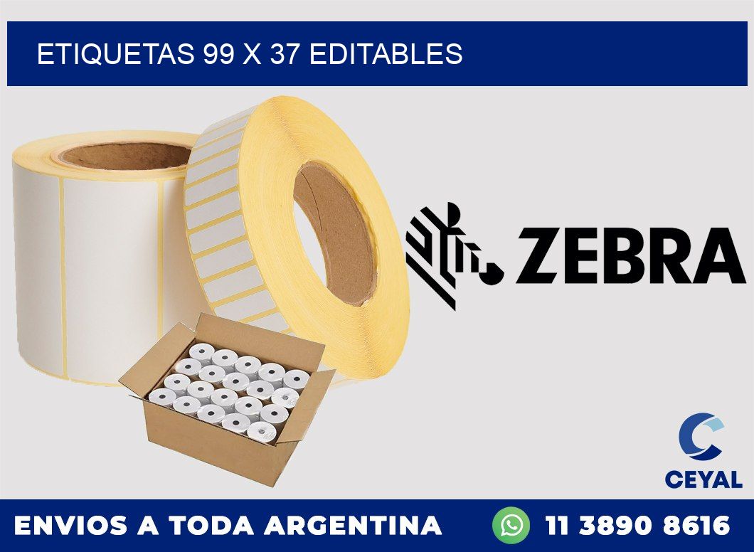 ETIQUETAS 99 x 37 EDITABLES