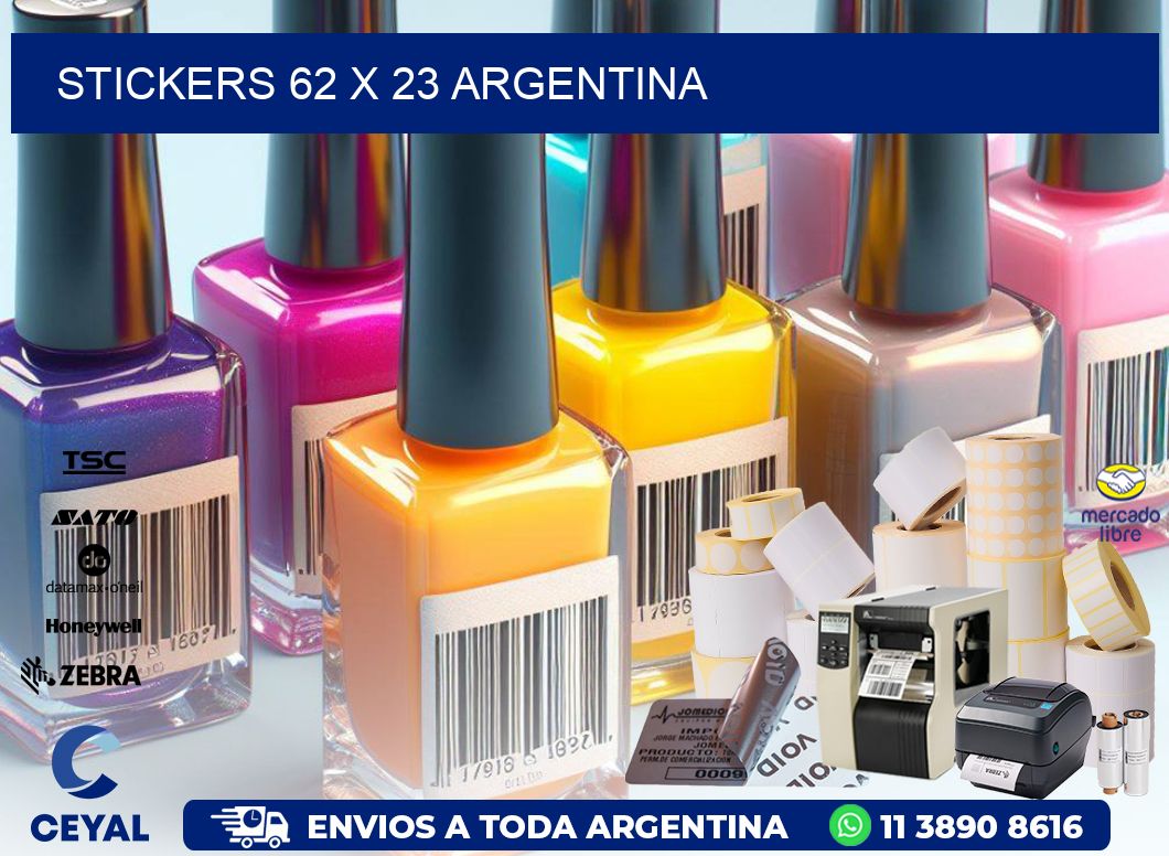 STICKERS 62 x 23 ARGENTINA