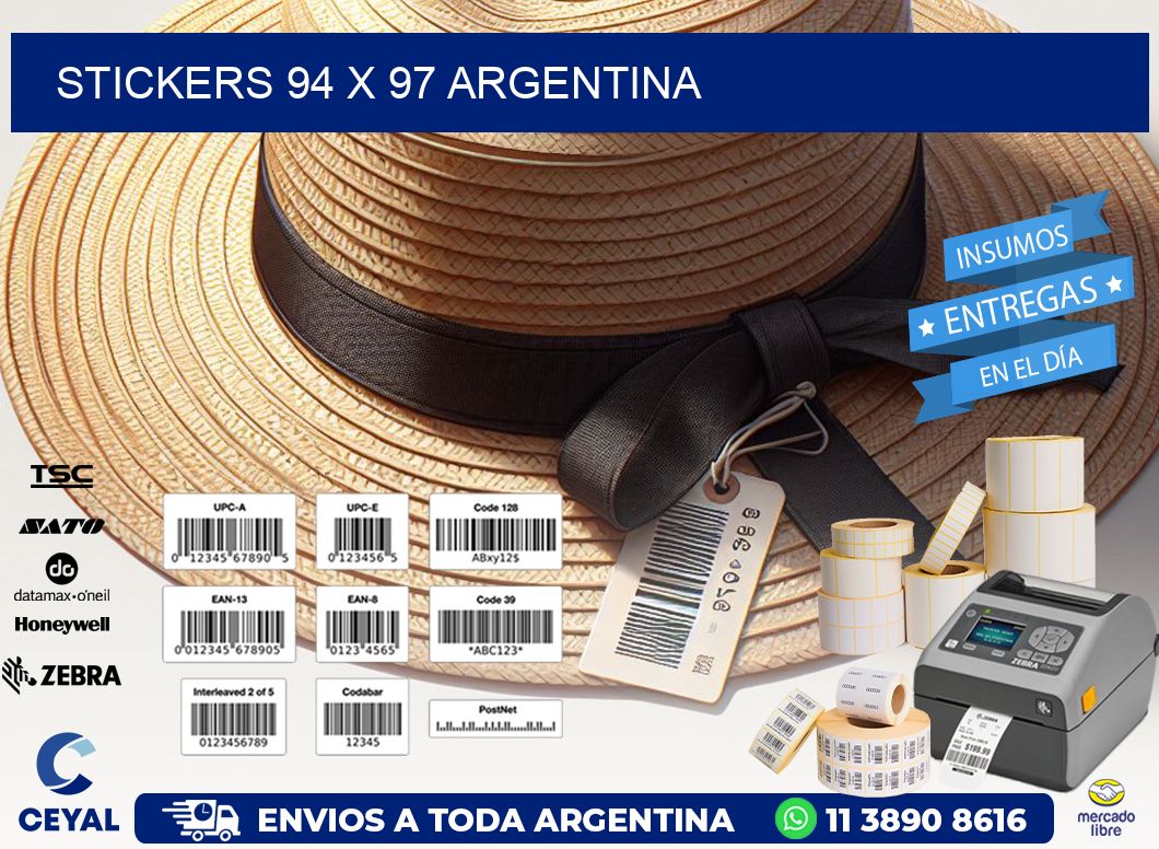 STICKERS 94 x 97 ARGENTINA