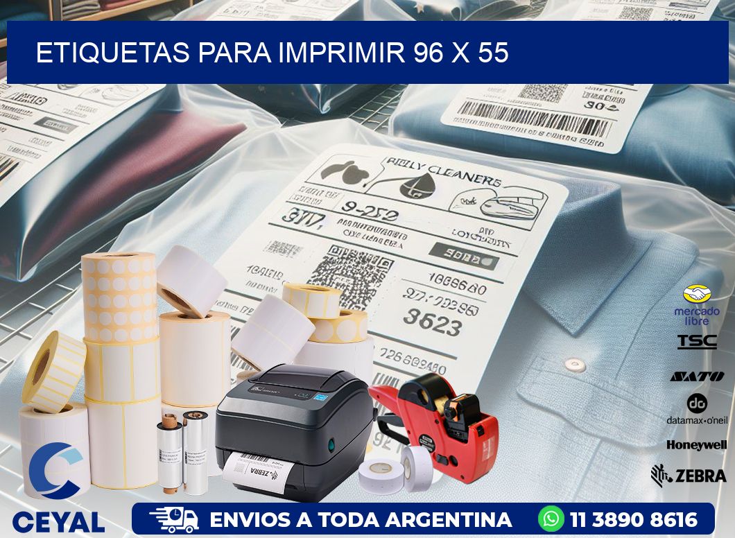 etiquetas para imprimir 96 x 55