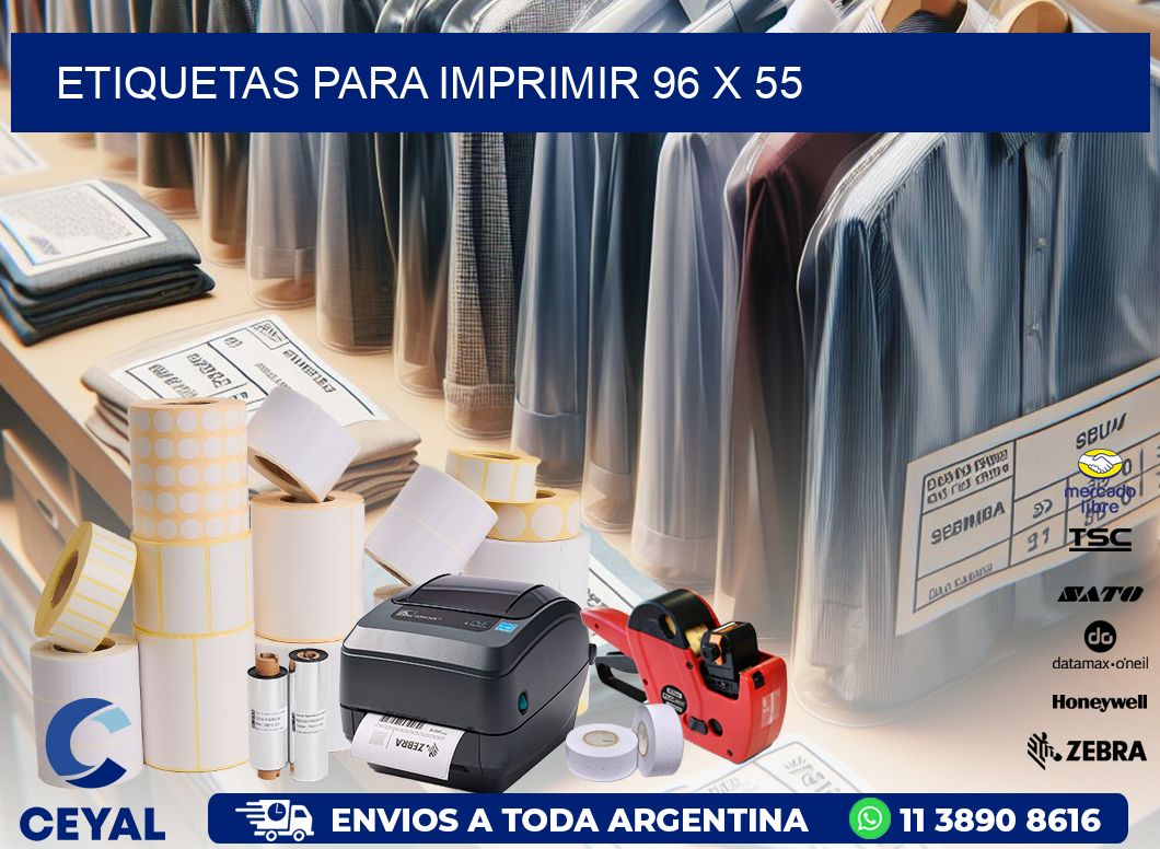 etiquetas para imprimir 96 x 55