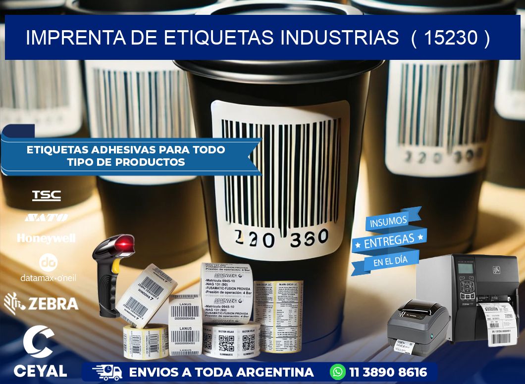 imprenta de etiquetas industrias  ( 15230 )