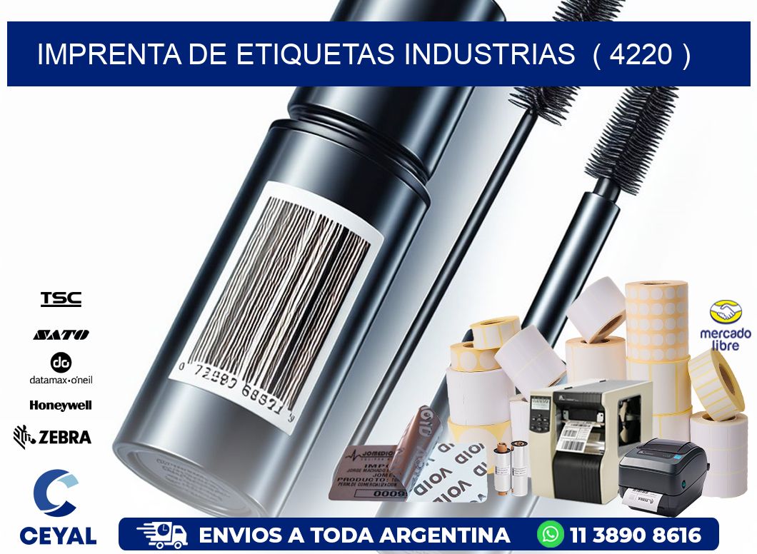 imprenta de etiquetas industrias  ( 4220 )