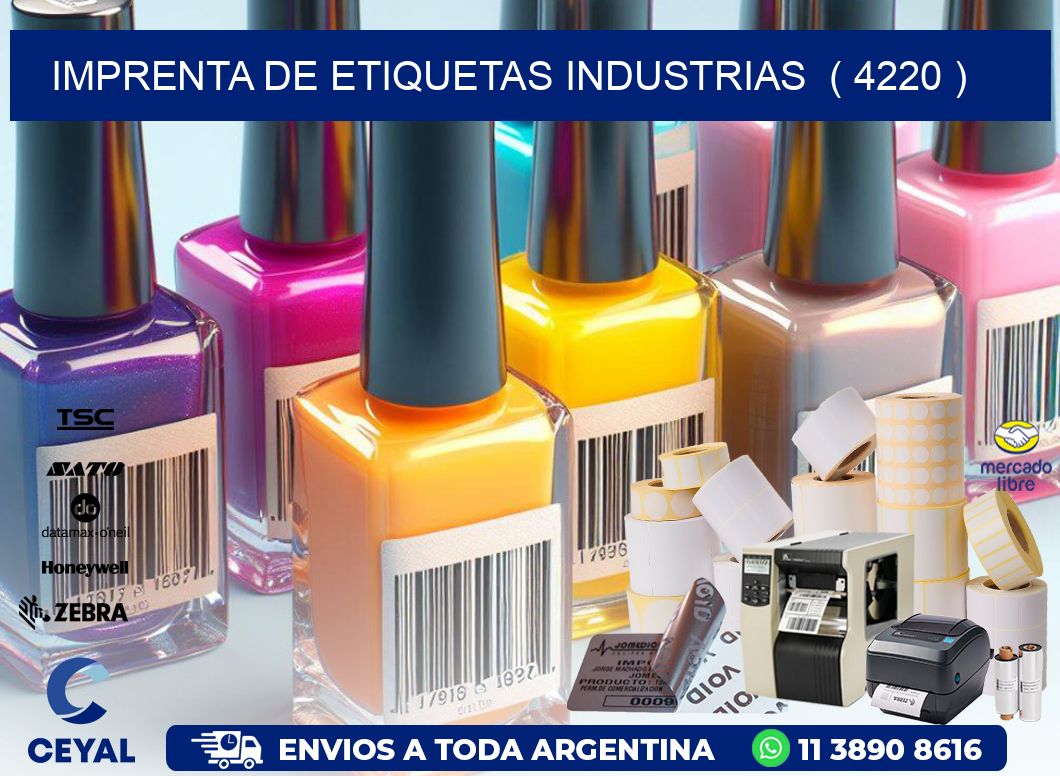 imprenta de etiquetas industrias  ( 4220 )