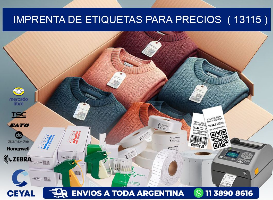 imprenta de etiquetas para precios  ( 13115 )
