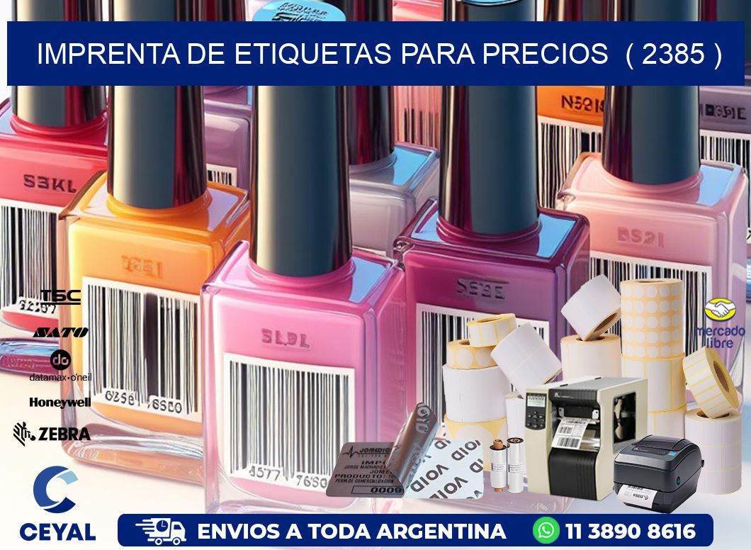 imprenta de etiquetas para precios  ( 2385 )