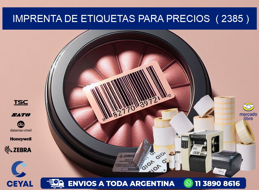 imprenta de etiquetas para precios  ( 2385 )
