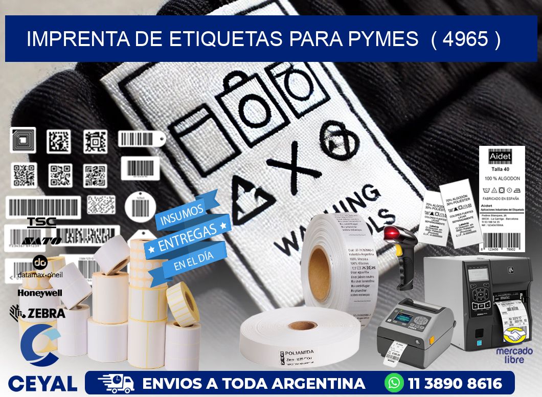 imprenta de etiquetas para pymes  ( 4965 )