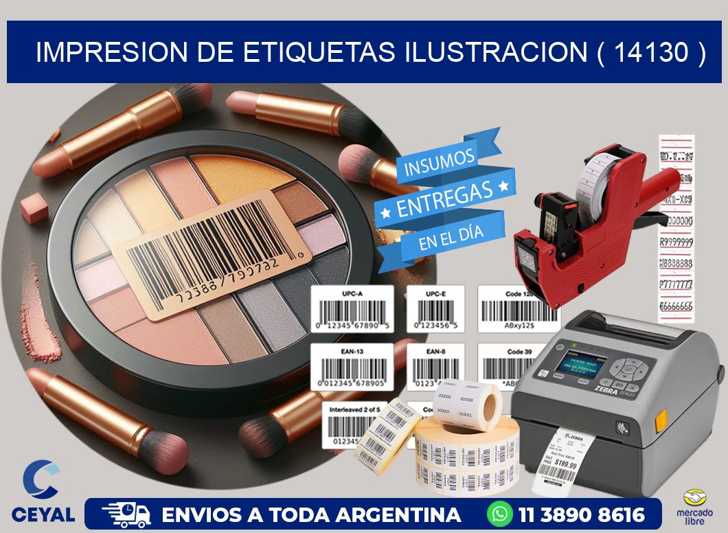 impresion de etiquetas ilustracion ( 14130 )