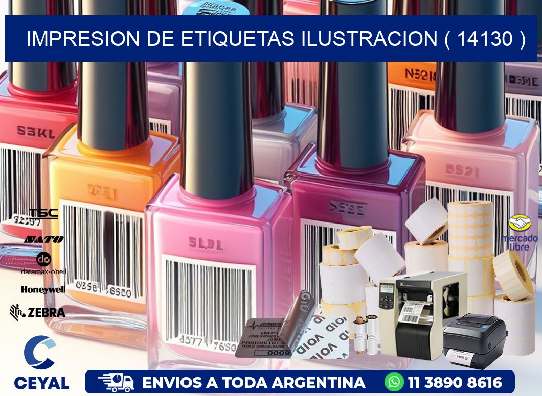 impresion de etiquetas ilustracion ( 14130 )
