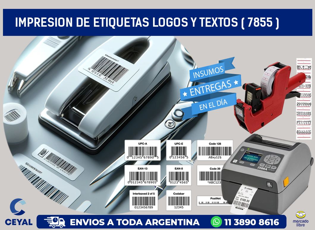 impresion de etiquetas logos y textos ( 7855 )