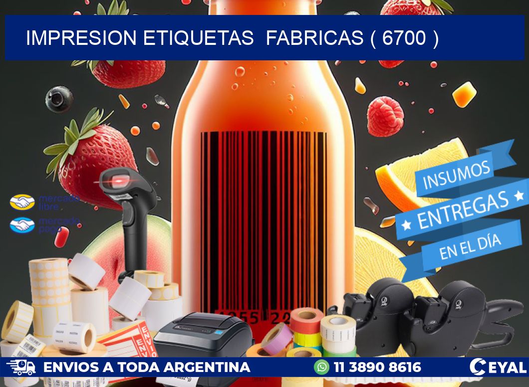 impresion etiquetas  fabricas ( 6700 )