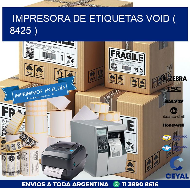 impresora de etiquetas VOID ( 8425 )