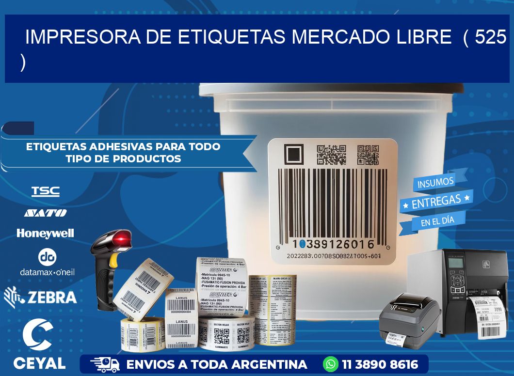 impresora de etiquetas mercado libre  ( 525 )