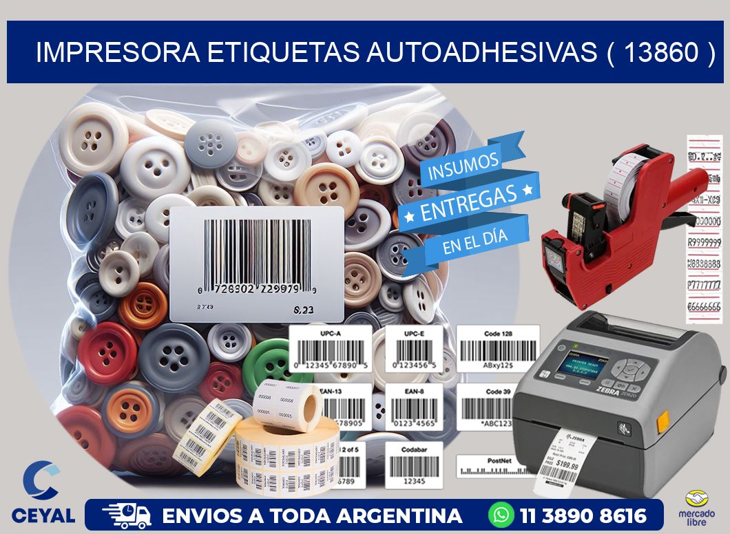 impresora etiquetas autoadhesivas ( 13860 )