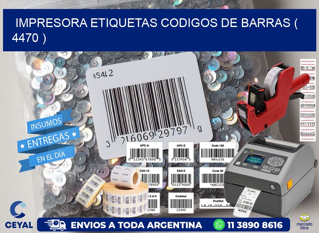 impresora etiquetas codigos de barras ( 4470 )