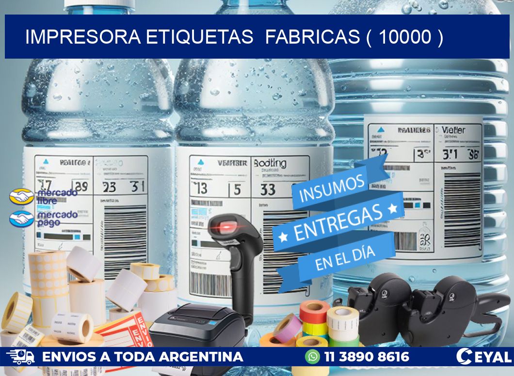 impresora etiquetas  fabricas ( 10000 )