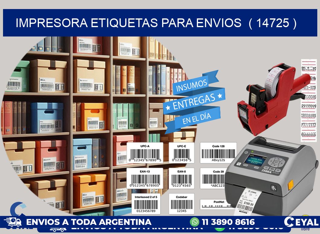 impresora etiquetas para envios  ( 14725 )