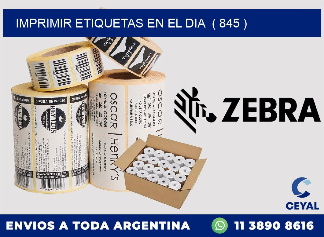 imprimir etiquetas en el dia  ( 845 )