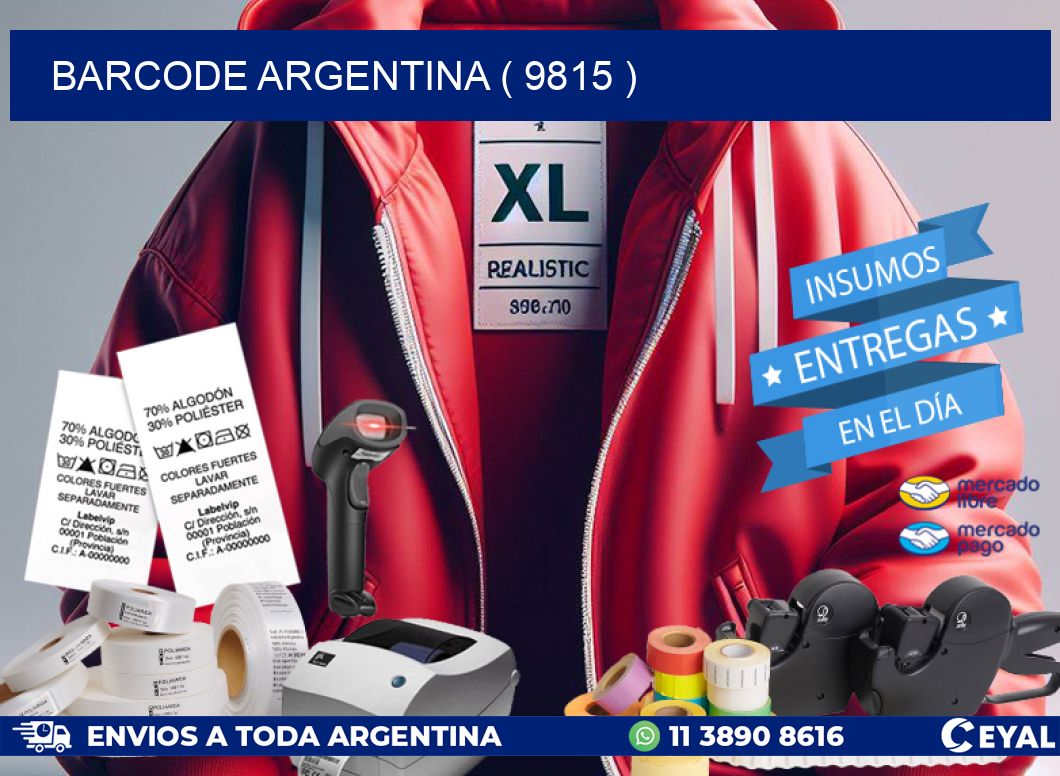 BARCODE ARGENTINA ( 9815 )